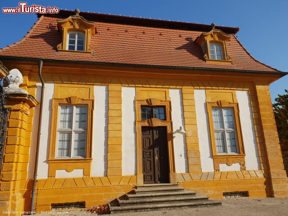 Immagine Particolare del Seehof Palace con giardino a Bamberga, residenza estiva dei principi vescovi della città (Germania) - © cytoplasm / Shutterstock.com