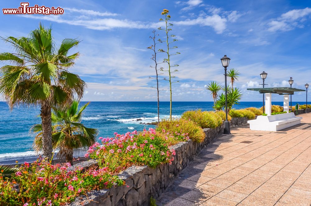 Immagine Passeggiata lungoceano a Puerto de la Cruz, Tenerife, Spagna.