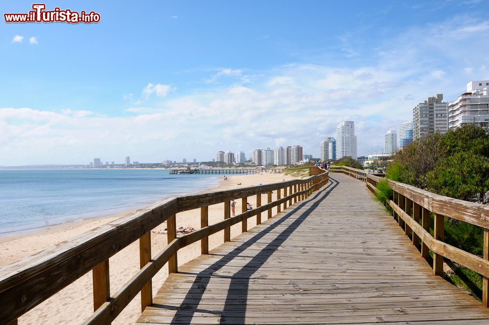 Immagine Passeggiata lungomare a Punta del Este, Uruguay.