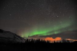 Il cielo stellato di Norvegia, s'accende con lo spettacolo dell'Aurora Boreale