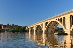 Key Bridge, il ponte sul fiume Potomac a Washington ...