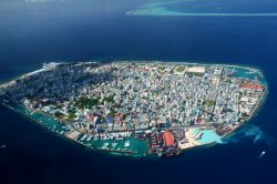 Malé, la capitale delle Maldive, vista ...