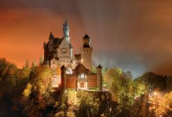 Neuschwanstein castello Baviera fotografato di ...