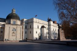 Nella Piazza della Cattedrale, in centro a Vilnius, si trova il ricostruito Palazzo Reale - © Birute Vijeikiene / Shutterstock.com