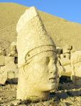 Una statua a Nemrut, Turchia orientale -  ...