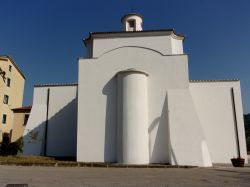 Architettura religiosa nella cittadina di Giffoni Valle Piana, Campania.
