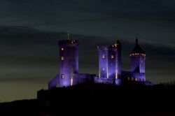 Il Castello di Foix di notte