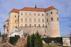 Castello di Mikulov, Repubblica Ceca. Una bella ...