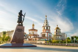 La Cattedrale Bogoyavlensky di Irkutsk (Russia) fu realizzata nella prima metà del Settecento.