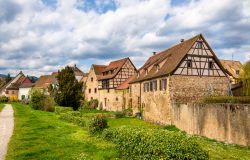 La cinta muraria di Bergheim, il borgo murato dell'Alsazia in Francia- © Leonid Andronov / Shutterstock.com