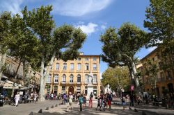Cours Mirabeau: siamo sulla strada più importante del centro storico di Aix-en-Provence (Francia) - foto © Sophie Spiteri