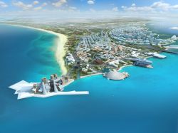 Cultural District, Abu Dhabi: sorgerà su Saadiyat Island, che cambierà totalmente aspetto, come si può vedere in questa elaborazione grafica del progetto definitivo. Sorgeranno ...