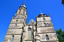 Dettaglio architettonico della chiesa dedicata a Sankt Moriz a Coburgo, Germania - © photo20ast / Shutterstock.com