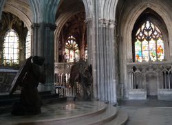 Interno della Cattedrale di Dieppe, Alta Normandia (Francia).