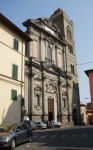 La facciata della Cattedrale di Pescia 