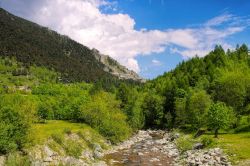 I paesaggi montani che circondano Fenestrelle in Piemonte
