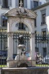 Il busto in bronzo del pianista polacco Ignacy Paderewski (1860-1941) a Vevey, cantone Vaud, Svizzera. A realizzare la statua di questo compositore e uomo politico fu lo scultore di Zurigo  ...
