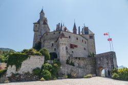 Il Castello di Menthon-Saint-Bernard è una delle attrazioni della zona del lago di Annecy in Francia