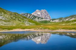 Il Gran Sasso fotografato da Campo Imperatore in Abruzzo