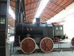 Il Museo Nazionale Ferroviario a Pietrarsa, vicino a San Giorgio a Cremano, Campania - © B.Zsolt - Opera propria, CC BY-SA 3.0, Wikipedia