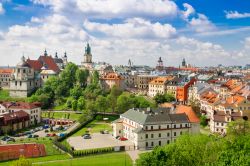 Il Panorama della città di Lublino in estate, siamo in Polonia