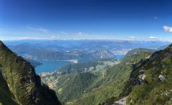 Il panorma del Mendrisiotto e Lago di Lugano fotografati dal Monte Generoso in Svizzera