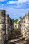 Il Tempio dei Guerrieri a Chichen Itza nello Yucatan