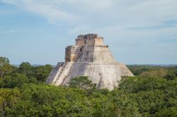 Il tempio Maya di Uxmal, penisola dello Yucatan, Messico