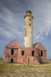 Il vecchio faro di Klein Curacao, Regno dei Paesi Bassi. A parte una casa sulla spiaggia e alcune capanne, l'unica altra costruzione presente sulla "piccola" Curacao è un ...