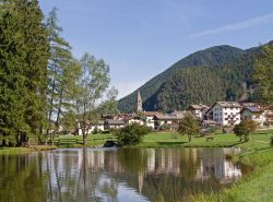 Il Villaggio di Brusago frazione di Bedollo, siamo in Val di Cembra in Trentino Alto Adige.
