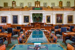 Interno della Camera del Senato al Campidoglio di Austin, Texas - © michelmond / Shutterstock.com