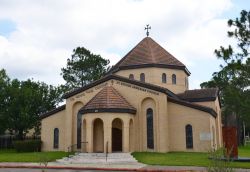La chiesa armena St. Kevork nella città di Houston, Texas, Stati Uniti d'America.
