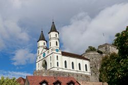 La chiesa del borgo di Aarburg in Svizzera