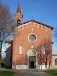 La facciata della chiesa di Marne una delle frazioni del comune di Filago in Lombardia - © Giorces - Wikipedia