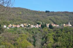 La frazione di marsiglia a Davagna, borgo alla periferei di Genova, in Liguria