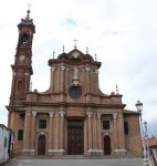 La Parrocchiale dei Santi.Vincenzo ed Anastasio a Cambiano, provincia di Torino, Piemonte - © Xavier Caré, CC BY-SA 4.0, Wikipedia