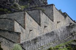 La scala coperta del complesso del Forte di Fenestrelle