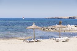 La spiaggetta di Sa Roqueta a Formentera, Isole Baleari (Spagna).