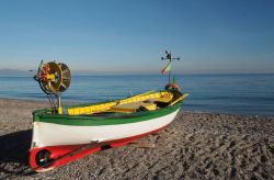 La spiaggia dei Pescatori a Noli in Liguria