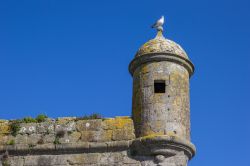 La torre di guardia della fortezza di Viana do Castelo, Portogallo.

