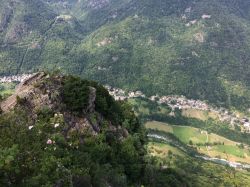 La Val Grande di Lanzo fotografata dal Santuario di Santa Cristina in Piemonte