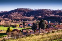 Le colline intorno a Saluzzola in Piemonte