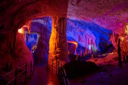 Le grotte di Postumia (Slovenia) fotografate durante le feste di Natale