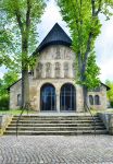 L'ingresso frontale della Dom Chapel a Goslar, Germania.

