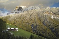 Paesaggio invernale della Valle Isarco, Trentino Alto Adige