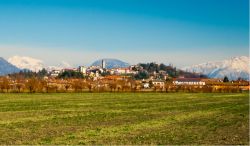 Panorama del borgo friulano di San Daniele, cittadina famosa per il suo prosciutto
