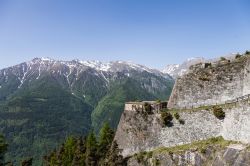 Panorama del Forte di Fenestrelle tra le Alpi piemontesi