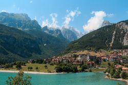 Panorama di Andalo in Trentino.