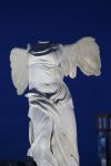 Particolare della statua della Vittoria di Samotracia nel quartiere di Antigone, Montpellier (Francia). Realizzata in pietra bianca, rappresenta una donna senza testa - © BOULENGER Xavier ...