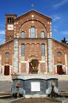 Piazza del redentore e omonima chiesa in Lombardia